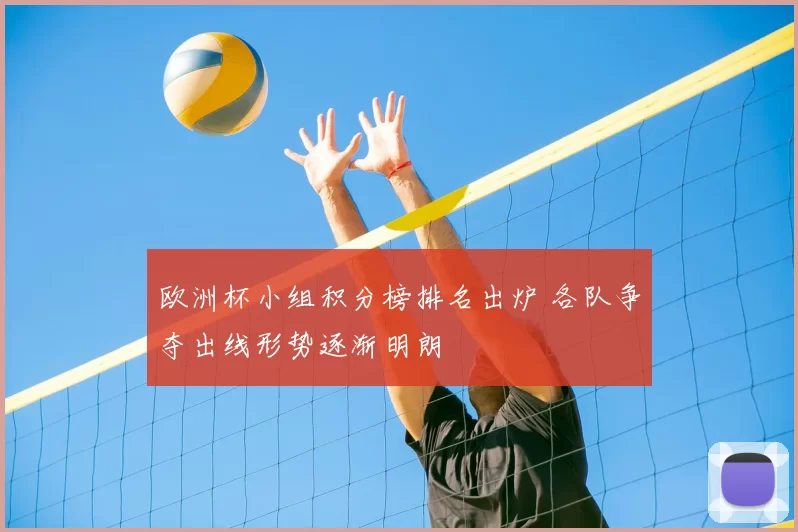 欧洲杯小组积分榜排名出炉 各队争夺出线形势逐渐明朗