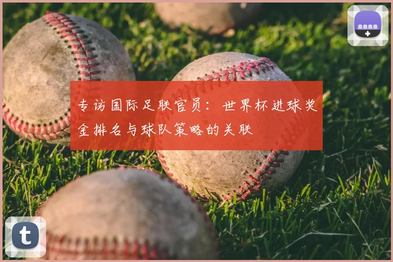 专访国际足联官员：世界杯进球奖金排名与球队策略的关联