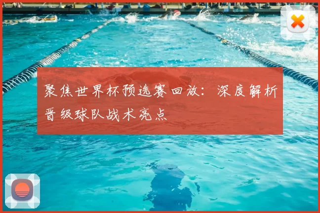 聚焦世界杯预选赛回放：深度解析晋级球队战术亮点